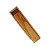 U.S. Art Supply Small 10 1/2 inch Wooden Brush Box