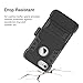 iPhone 7 Case TORUBIA Anti-Drop Protector & Belt Clip & Kickstand & Card Holder Combo Heavy Duty Dual Layer Shockproof Full Body Extreme Protective Cover Holster for iPhone 7（Black）