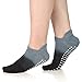 CozTake Grip Socks for Yoga Pilates Barre Dance Ombre Dyed Non Slip Socks Women Grey