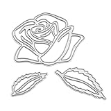 We-buys Rose Cutting Dies Stencil Metal Template for DIY Paper Card Album