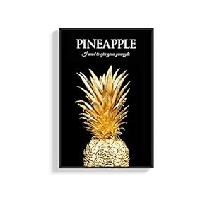 Framed for Living Room Bedroom Pineapple for