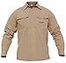 CRYSULLY Men's Convertible Shirts Outdoor Lightweight Quick Drying Hiking Camping Shirts Long/Short Sleeve Shirt