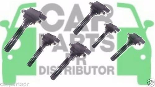 SET OF 6 Lucas Taiwan UF237 Ignition Coil for Suzuki Vitara Chevrolet Traker