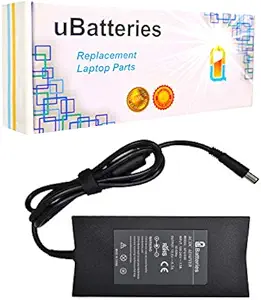UBatteries Compatible Laptop Slim AC Adapter Replacement For Dell DA130PE1-00 DA130PM121 FA130PE1-00 LA130PM121 PA-13 PA-4E PA-5M10 JU012 6TTY6 332-1829 LAC-DE22-19.5V 130W