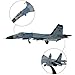 HANGHANG 1/100 Scale SU-27 Fighter Attack Plane Metal Fighter Military Model Fairchild Republic Diecast Plane Model for Commemorate Collection or Gift