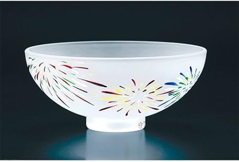 Amazon Co Jp 硝子茶碗 硝子平茶碗 花火絵 東山珠峰 茶道具 茶道 抹茶 華道 ホーム キッチン