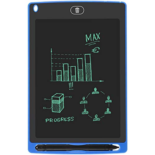 LCD Writing Tablet, 8.5" Electronic Drawing Tablet for Kids, Portable Reusable Erasable Ewriter Handwriting Drawing Board Doodle Pad Gift for Kids and Adults at Home, School and Office (Blue)