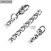 LaurieCinya Dragon Necklace for Men Stainless Steel Tribal Wolf Tooth Pendant Necklace Silver Black Tone 24 Inches Chain