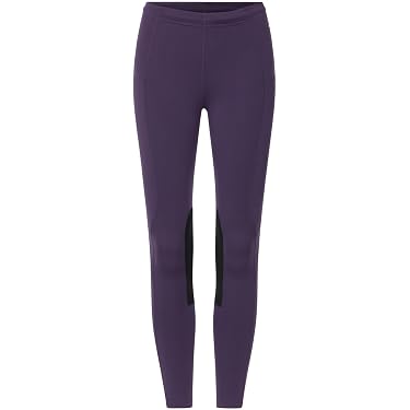 Pantalon Jodhpurs TuffRider Enfants Taille 12 – Noir Avec Rose Vif, Taille Basse, Enfiler Facile