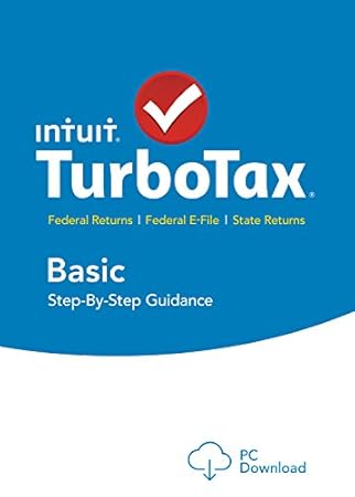 TurboTax Basic 2015 Federal + Fed Efile Tax Preparation Software - PC Download [Old Version]