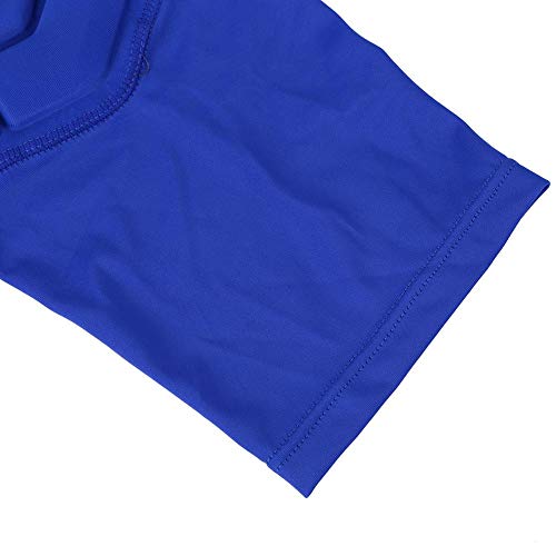 Alloet Honeycomb Basketball Knee Pad Leg Sleeve Compression Knee Brace (Blue M)