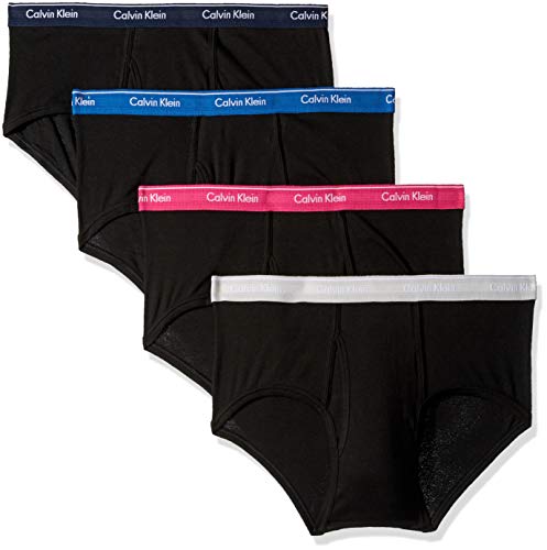 Calvin Klein Men's Cotton Classics Multipack Briefs, Black/Neptune/Shoreline/Thrill/High Rise, M