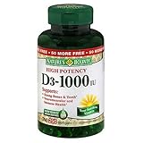 Nature's Bounty Vitamin D-1000 IU, Rapid Release Softgels 250 ea (Pack Of 2)