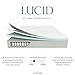 LUCID 10 Inch Latex Hybrid Mattress - Responsive Latex Foam and Encased Springs - Medium Firm Feel - Motion Isolation - Edge Support - Gel Infused - Pressure Relief - Bed in a Box - Full Size