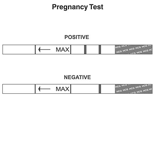 Zacurate Pregnancy Family Planning Home Test Kit, 1 Month Supply (10 HCG Strips)