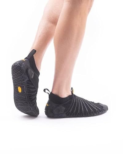 Vibram Men's Furoshiki Knit High Shoes Black 45 (EU) 11 (US) in
