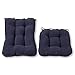 Greendale Home Fashions Standard Rocking Chair Cushion Hyatt Fabric, Denim
