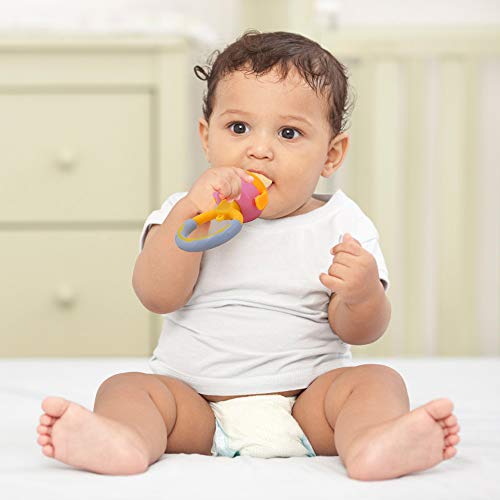 image for Sealive 2 Pack Baby Fruit Food Feeders, Soft Silicone Infant Teething 