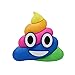 Colourful poop Lauging Tears Pink Poops Emoji Cartoon Cute Funny PVC External Battery Portable Charger 2600mah Power Bank for iPhone 7 Plus 6 6S Plus 5S 5C 4S Samsung Galaxy S7 S6 Edge S5 …