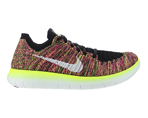 Nike Women's Free Running Motion Flyknit Shoes, Multi-Color/Multi-Color - 8.5 B(M) US