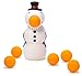 Hog Wild Winter Snowman Ball Popper Toy - Includes 4 Soft Foam Balls - Squeeze to Pop Air Powered Balls Up to 20 Feet - for Indoor/Outdoor Play - Gift for Kids, Girls, Boys