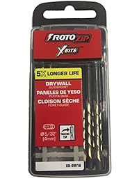 Roto-Zip X-Bits para enrutadores de yeso y herramientas de roto - Brocas de corte de punto de guía de 5 32"