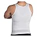 Roc Bodywear Men's Slimming Body Shaper Compression Shirt Slim Fit Undershirt Shapewear Mens Shirts Undershirts USA Company! (XL, White)