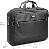Amazon Basics Compact Laptop Shoulder Bag 15.6 inch Black with Padded Strap view 6