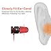 12Pcs Replacement Eartips- RIYO Premium Memory Foam Earphone Earbuds Tips Noise Reducing Earbud Tips for 5mm-7mm in-Ear Headphones Nozzle (Small, Red)
