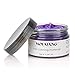MOFAJANG Unisex Multi-Color Hair Wax Color Dye Styling Cream Mud, Washable Temporary, Natural Matte Hairstyle Modeling DIY for Party Cosplay, Purple
