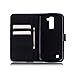 LG K7 Case Tribute 5 Case,LG K8 Case Phoenix 2 Case Treasure LTE Case,Easylife PU Leather Wallet Case Flip Folio Stand With ID Credit Card Cash Slots Closure Protective Cover For LG Escape3(butterfly)