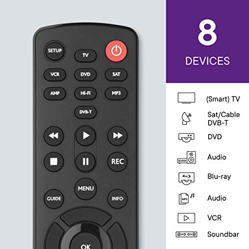 One for All Contour 8 Urc1210 Universal Remote Control for sale online eBay