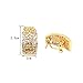 Fashion Jewelry Set Women 18k Gold Plated Necklace Bracelet Earrings Present Set by NYKKOLA
