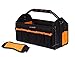 INTERNET'S BEST Open Top Electricians Tool Bag - Custom Electrician Organizer, Tool Carrier - 16 Pocket Utility Tool Box - Portable Shoulder Tote for Tech, Plumbers, Painters, Construction - 17 Inch