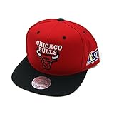 Mitchell Ness Chicago Bulls NBA 50th Anniversary Sidepatch Snapback Hat