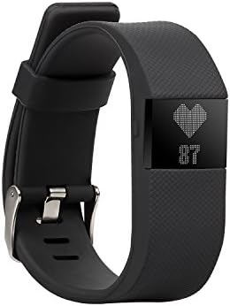 BlueWeigh Rainbow HR Fitness Activity Tracker with Sleep and Heart Monitors, Black