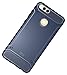 Honor 7X/Mate SE Case, TUDIA Carbon Fiber Design Lightweight [TAMM] TPU Bumper Shock Absorption Cover for Huawei Honor 7X/Mate SE (Navy Blue)