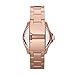 Fossil Women's AM4483 Cecile Rose Gold-Tone Watch with Crystals