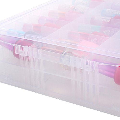 image for Maigon Universal Portable Nail Polish Organizer Holder for 48 bottles 