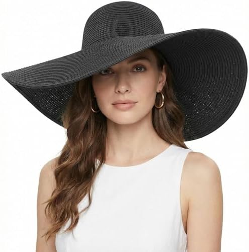 C.C Panama Hat with Multi Thread and Rhinestone Trim Band  display picture 1