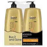 Suave Professionals Keratin Infusion Smoothing Shampoo & Conditioner SET