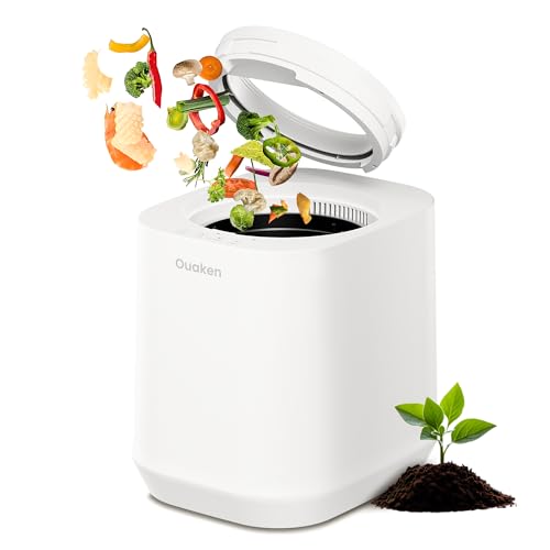 Electric Composter for Kitchen, Smart Countertop Compost Bin, Odorless, Auto-Cleaning