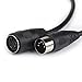 Tisino 10FT/3m MIDI Extension Cable, 5 Pin DIN Male to Female MIDI/at Adapter Converter Cable Audio Cable