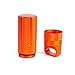 ALTTIMERY Outdoor Waterproof Capsule Seal Bottle Holder Case Container Dry Box Survival EDC Tool (Orange)