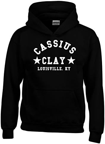 foolsgoldtshirts Cassius Clay Muhammad Ali Boxing Gym Training Mens Hoodie