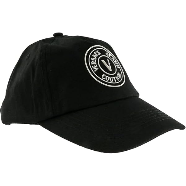 Versace Jeans Couture Black Signature Baseball Cap at Amazon