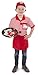 Melissa & Doug Server Role Play Costume Dress-Up Set with Realistic Accessories
