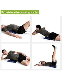 Benificer Ab - Alfombrilla de ejercicio con cuerda de salto para entrenamientos de dominios y dominios