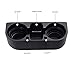 UltraGuards Black Car Seat Seam Wedge Cup Holder Food Drink Bottle Mount Stand Storage Organizer