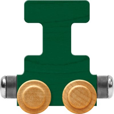 NameTrain Bright Letter Car I - Made in USA (Green)